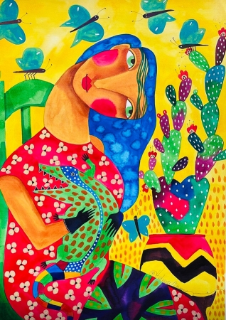 Jacinta by artist Hortensia Bueno